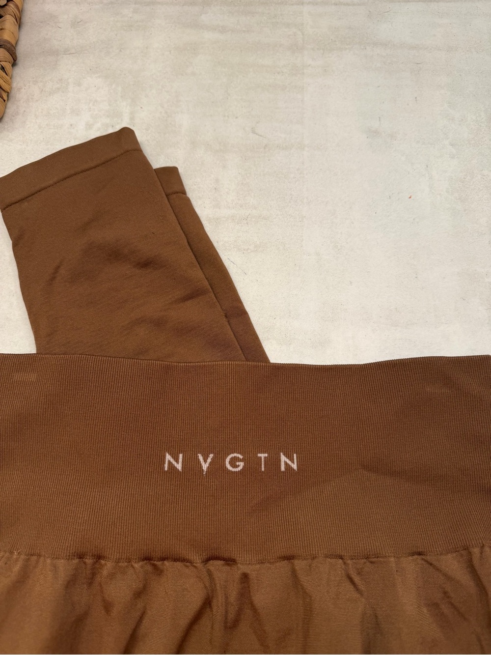 NVGTN Brown High-Waist Leggings